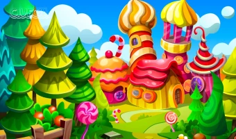 Domek słodyczy puzzle