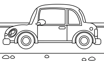 Auto kolorowanka do druku